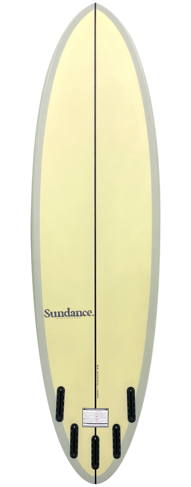 Sundance Modern Midlength - Yellow/Grey Surfboards
